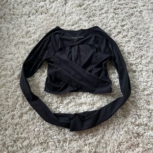 Gymshark Whitney Simmons Cropped Open Back Long Sleeve